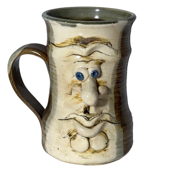 Pot Luck Funny Face Mug Novelty Gift Vintage made in Bermuda - Picture 5 of 7